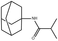 N-(1-adamantyl)-2-methylpropanamide 结构式