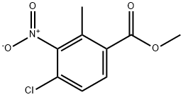 METHYL 4-CHLORO-2-METHYL-3-NITROBENZOATE 结构式