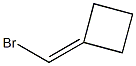 Cyclobutane, (bromomethylene)- 结构式