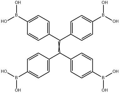 四(4-硼酸基苯基)乙烯 结构式