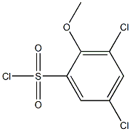 3,5-二氯-2-甲氧基苯磺酰氯 结构式