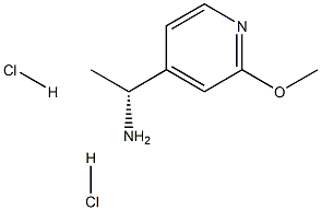 (R)-1-(2-甲氧基吡啶-4-基)乙胺二盐酸盐 结构式