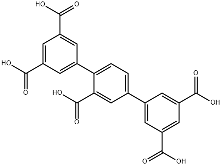 [1,1':4',1''-Terphenyl]-2',3,3'',5,5''-pentacarboxylic acid 结构式
