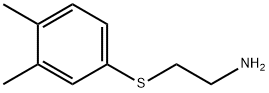 4-[(2-氨基乙基)硫烷基]-1,2-二甲基苯 结构式