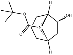 外-8-BOC--6-羟基-8-氮杂二环[3.2.1]辛烷 结构式