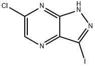 6-氯-3-碘-1H-吡唑并[3,4-B]吡嗪 结构式