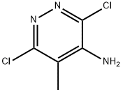 3,6-二氯-5-甲基哒嗪-4-胺 结构式