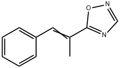 (E)-5-(1-phenylprop-1-en-2-yl)-1,2,4-oxadiazole 结构式