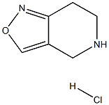 4,5,6,7-四氢异恶唑并[4,3-C]吡啶盐酸盐 结构式