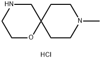 9-methyl-1-oxa-4,9-diazaspiro[5.5]undecane dihydrochloride 结构式