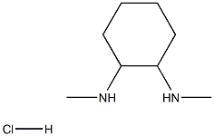 N1,N2-二甲基环己烷-1,2-二胺盐酸盐 结构式