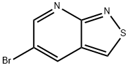 5-溴异噻唑并[3,4-B]吡啶 结构式