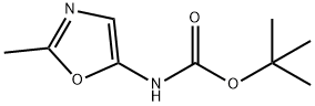 tert-butyl (2-methyloxazol-5-yl)carbamate 结构式