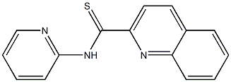 2-Quinolinecarbothioamide, N-2-pyridinyl- 结构式