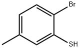 2-溴-5-甲基苯硫醇 结构式