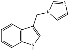 3-((1H-imidazol-1-yl)methyl)-1H-indole 结构式