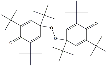 2,5-Cyclohexadien-1-one, 4,4'-dioxybis[2,4,6-tris(1,1-dimethylethyl)- 结构式