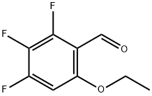 6-Ethoxy-2,3,4-trifluorobenzaldehyde 结构式