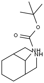 (3-Aza-bicyclo[3.3.1]non-9-yl)-carbamic acid tert-butyl ester 结构式
