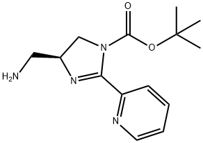 (S)-TERT-BUTYL 4-(AMINOMETHYL)-2-(PYRIDIN-2-YL)-4,5-DIHYDRO-1H-IMIDAZOLE-1-CARBOXYLATE