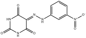 5-[(3-nitrophenyl)hydrazinylidene]-1,3-diazinane-2,4,6-trione 结构式