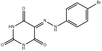 5-[(4-bromophenyl)hydrazinylidene]-1,3-diazinane-2,4,6-trione 结构式