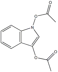 1H-吲哚-1,3-二基 二乙酸酯 结构式