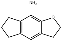 2H-Cyclopenta[f]benzofuran-8-amine, 3,5,6,7-tetrahydro- 结构式