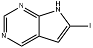 6-iodo-7H-pyrrolo[2,3-d]pyrimidine 结构式