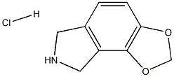 7,8-二氢-6H-[1,3]二氧戊环并[4,5-E]异吲哚盐酸盐 结构式