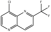 8-氯-2-(三氟甲基)-1,5-萘啶 结构式