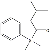 Silane, dimethyl(3-methyl-1-oxobutyl)phenyl- 结构式