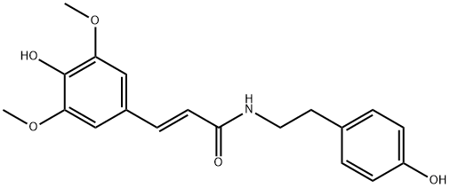 芥子酰酪胺 结构式