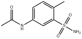 N-(4-METHYL-3-SULFAMOYLPHENYL)ACETAMIDE 结构式