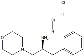 (ΑS)-Α-(苯甲基)-4-吗啉乙胺 结构式