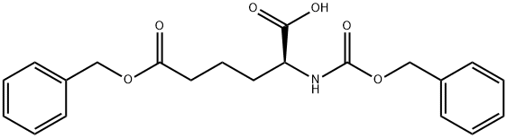 N-CBZ-S-2-氨基己二酸-6-苄酯 结构式