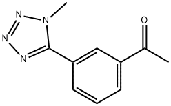 Ethanone, 1-[3-(1-methyl-1H-tetrazol-5-yl)phenyl]- 结构式