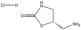 (5S)-5-(aminomethyl)-1,3-oxazolidin-2-one hydrochloride 结构式