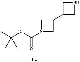[3,3'-二氮杂环丁烷] -1-羧酸叔丁酯盐酸盐 结构式