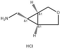 trans-3-oxabicyclo[3.1.0]hexane-6-methylamine hydrochloride 结构式