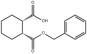 (1S,2R)-2 - ((苄氧基)羰基)环己烷-1-羧酸 结构式