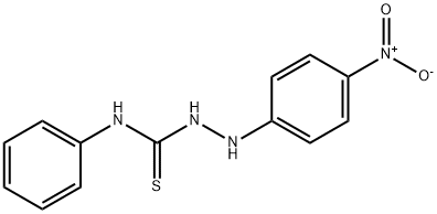 2-(4-nitrophenyl)-N-phenylhydrazine-1-carbothioamide 结构式