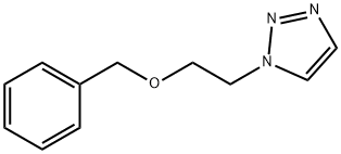 1H-1,2,3-Triazole, 1-[2-(phenylmethoxy)ethyl]- 结构式