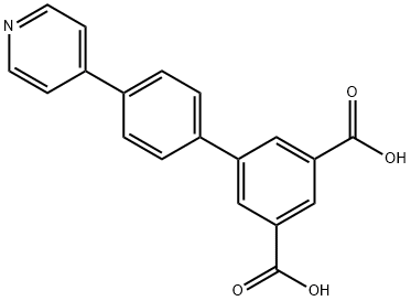 1-吡啶基-4-(3',5'-间苯二甲酸基)-苯 结构式