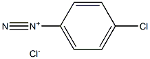 Benzenediazonium, 4-chloro-, chloride 结构式