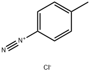 Benzenediazonium, 4-methyl-, chloride 结构式