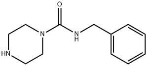 N-BENZYLPIPERAZINE-1-CARBOXAMIDE 结构式