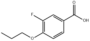 3-氟-4-丙氧基苯甲酸 结构式