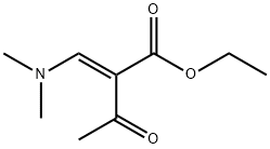 (E)-2-((二甲基氨基)亚甲基)-3-氧代丁酸乙酯 结构式