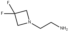 2-(3,3-difluoroazetidin-1-yl)ethan-1-amine 结构式